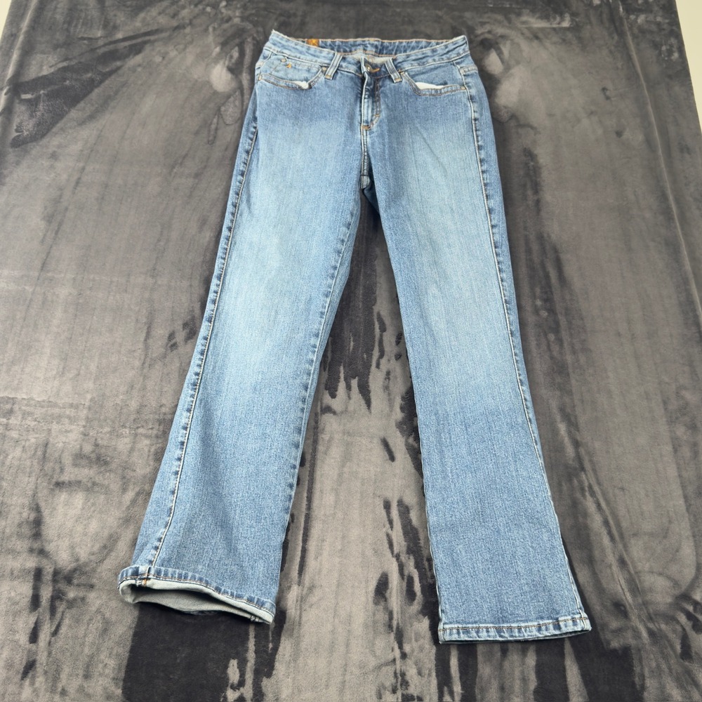 Seven7 Bootcut Jeans Womens 4 SHT Light Blue Denim WUT74TM